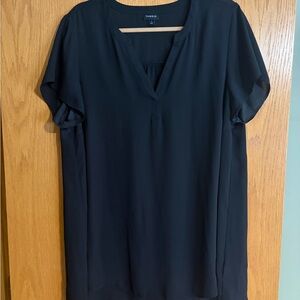 Torrid Classic Black Short Sleeve Blouse